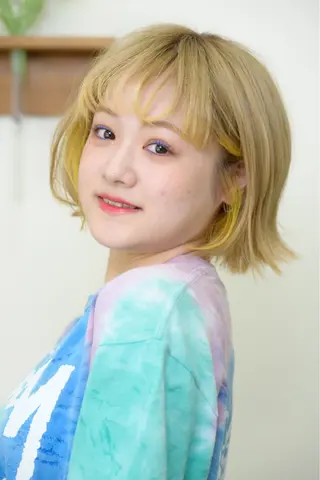 ショート カラー ヘアアレンジ K+★ ことねのヘアスタイル