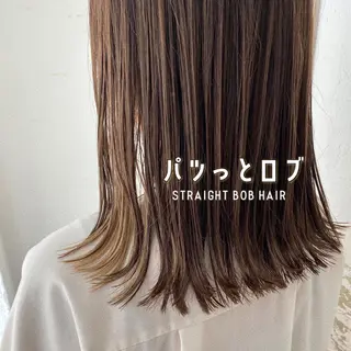 セミロング 🍑もも 🍑のヘアスタイル