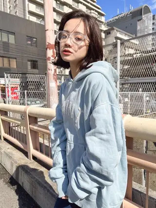 ミディアム カラー ANGELICA 難波店のヘアスタイル