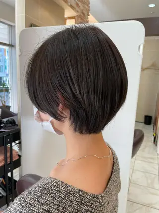ショート ⭐️透け感カラー /齊藤容史⭐️のヘアスタイル