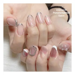ミディアム ネイル 🐾enen style 🐾のネイルデザイン
