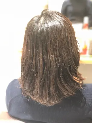 ミディアム パーマ ヘアアレンジ 【ツヤ髪美容師】 ツダケイスケのヘアスタイル