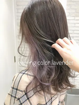 セミロング カラー 大平 美沙のヘアスタイル