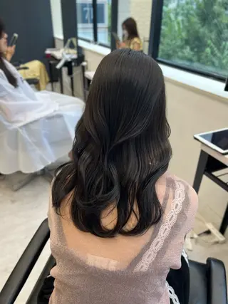セミロング カラー パーマ ヘアアレンジ 韓国ヘア×2way 🇰🇷和知拓郎のヘアスタイル