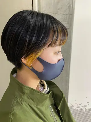 ショート カラー 清村 和音のヘアスタイル
