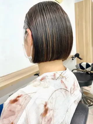 ショート レイヤーボブ/ボブ 仲川和人のヘアスタイル