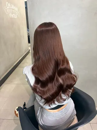 ロング offwhite Nano🪩🧡のヘアスタイル