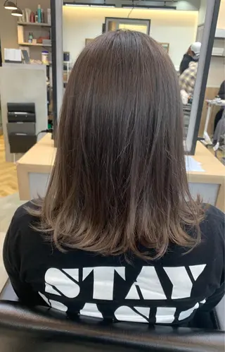 ミディアム カラー 浦野 剛志のヘアスタイル