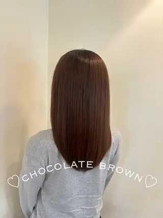 セミロング カラー 🍒桜井 優華🍒のヘアスタイル