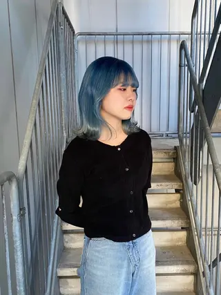 ミディアム カラー mai / linoah˚✧のヘアスタイル