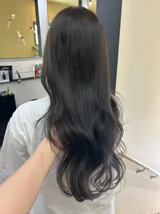 ロング カラー hubhair レイヤー/透明感のヘアスタイル