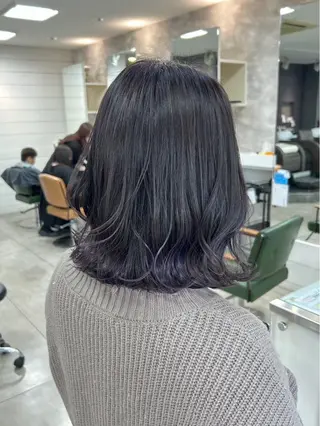 ミディアム カラー 本尾 空大のヘアスタイル