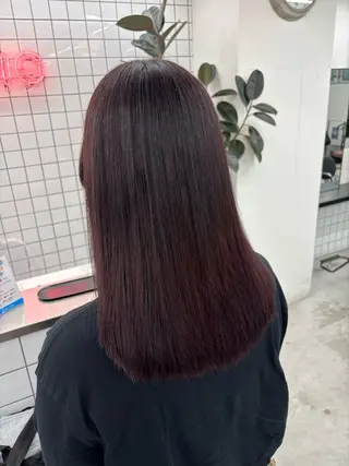 セミロング カラー ヘアアレンジ 夕羽夢🍓矢場/ JILLSTUDIOのヘアスタイル