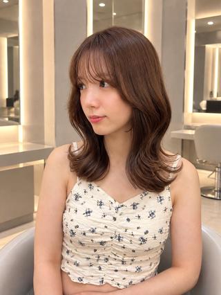 ミディアム レイヤー🪽髪質改善 🍥amikaのヘアスタイル