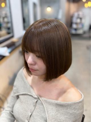 ショート カラー 三條 朋香のヘアスタイル