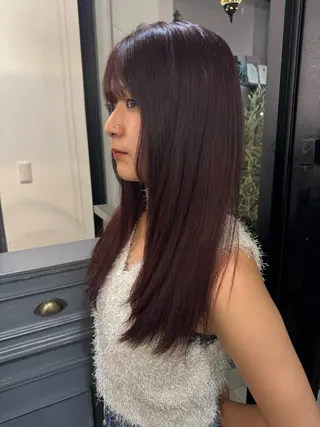 カラー 大塚 愛実のヘアスタイル