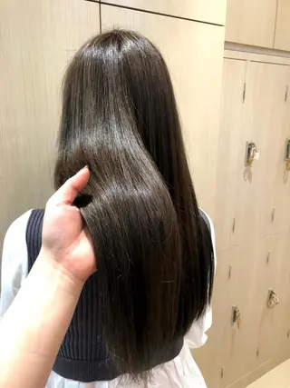 ロング カラー 韓国ヘアメイク🎀/ 縮毛矯正✨山本媛香のヘアスタイル