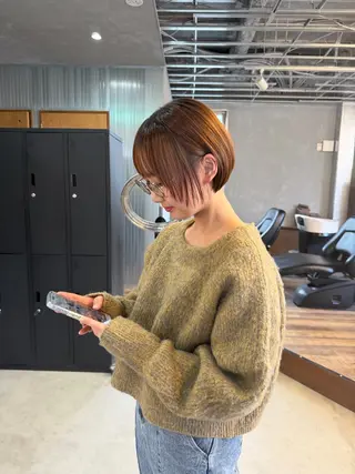 ショート カラー ✂︎SAITOU AKIRA✂︎のヘアスタイル