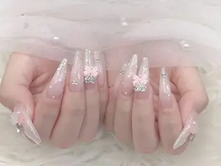 ネイル MoMoA Nail ネイル長さ出し専門店のネイルデザイン