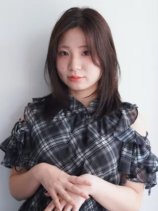 ミディアム 的場 勇唯翔のヘアスタイル
