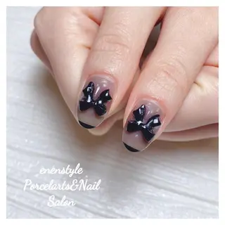 ミディアム ネイル 🐾enen style 🐾のネイルデザイン
