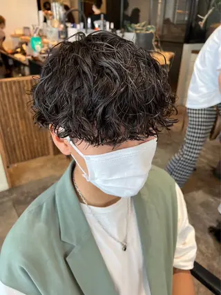 パーマ メンズ メンズ特化ニュアンス パーマ RYOのヘアスタイル