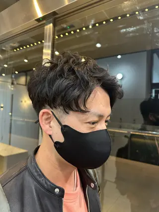 パーマ メンズ 韓国レイヤー✨ yasuko銀座のヘアスタイル