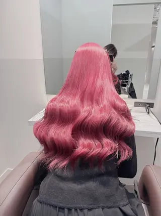 ロング カラー ヘアアレンジ キッズ ブリーチの髪様 MASATOのヘアスタイル