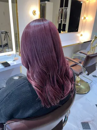 ロング カラー 髪質改善・縮毛矯正 特化・ユウシンのヘアスタイル