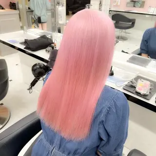 カラー girlな暖色ヘア 🪽🫧ハルナ🎀のヘアスタイル