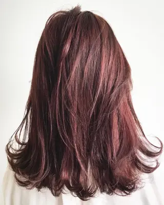 セミロング カラー 髪質改善サロン ARCHE野瀬冬馬のヘアスタイル