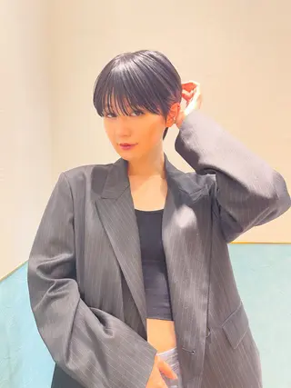 ショート ショート/ボブ 艶髪カラーTOSHIのヘアスタイル