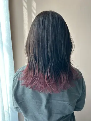 ロング カラー hubhair レイヤー/透明感のヘアスタイル