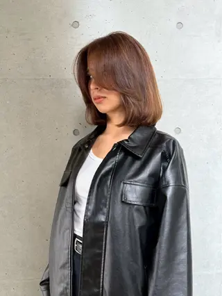 カラー 尾崎 梨野阿のヘアスタイル