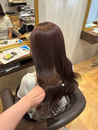 ロング カラー yui🥀/ボブ /ブリーチなしカラーのヘアスタイル