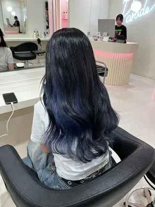 セミロング カラー 💟RINNA 艶カラー💟のヘアスタイル