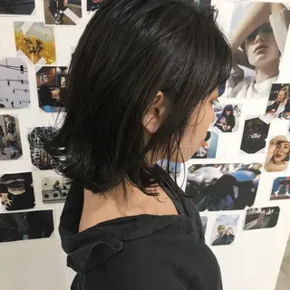 ミディアム カラー イシマル ナオヤのヘアスタイル