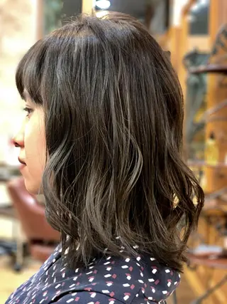 ミディアム カラー ✨店長✨松下 和正のヘアスタイル