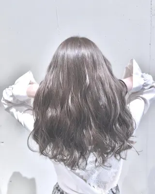 セミロング カラー パーマ ヘアアレンジ 【ツヤ髪美容師】 ツダケイスケのヘアスタイル