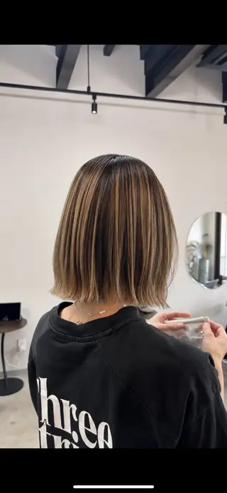 ミディアム カラー 🐼 こゆきのヘアスタイル