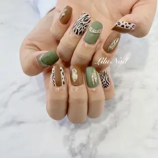 ネイル モチの良さ◉ フィルインネイル♡のネイルデザイン