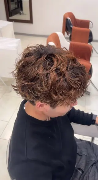 パーマ メンズ 北山 麻衣のヘアスタイル