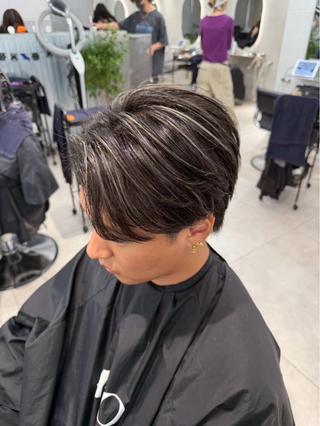 カラー メンズ 【メンズ特化⚡️】 ハイライト/吉川大智のヘアスタイル