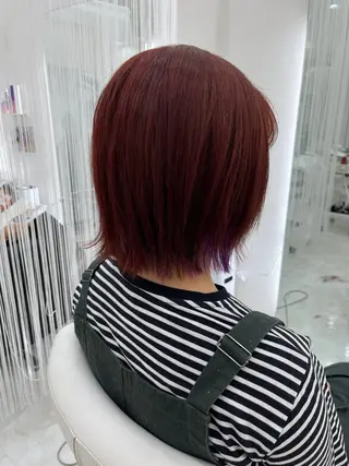 ミディアム カラー 山森 大地のヘアスタイル