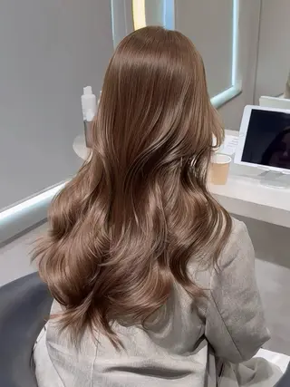 ロング ユナ hearts.店長のヘアスタイル
