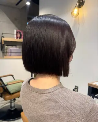 ショート カラー ヘアアレンジ 顔まわり/艶カラー/ 🤎himari🤎のヘアスタイル