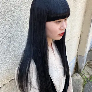 ロング スダユーヤ 💫推しカラーウルフのヘアスタイル
