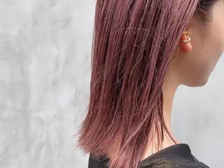 ミディアム カラー パーマ ヘアアレンジ メンズ キッズ ネイル マツエク・マツパ インナーカラー/ KANAのヘアスタイル
