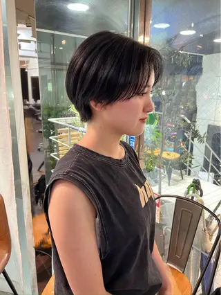 ショート カラー リピート率No1透明 感カラー/HANAのヘアスタイル
