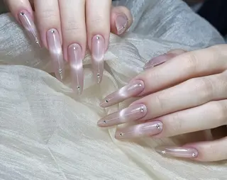 ネイル By moonネイル 🌷ワンホン/韓国風のネイルデザイン
